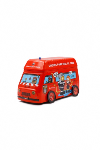 COFFRET METALLIQUE RENAULT ESTAFETTE POMPIER - CANISTRELLI AUX AMANDES