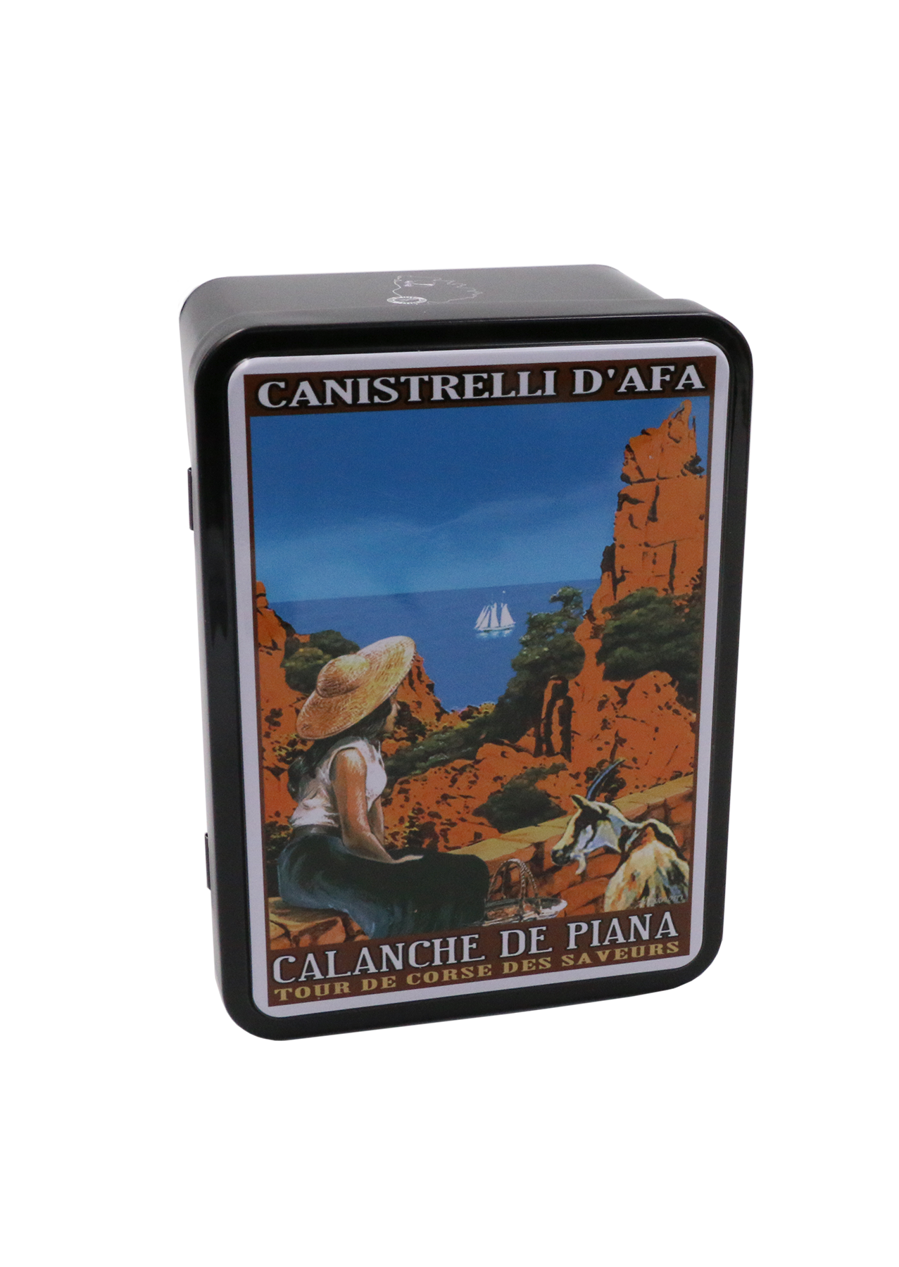 BOITE BIJOUX "CALANCHES DE PIANA" - CANISTRELLI AUX AMANDES 100G