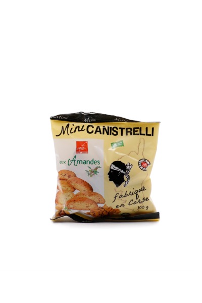 MINI CANISTRELLI AMANDES 100G