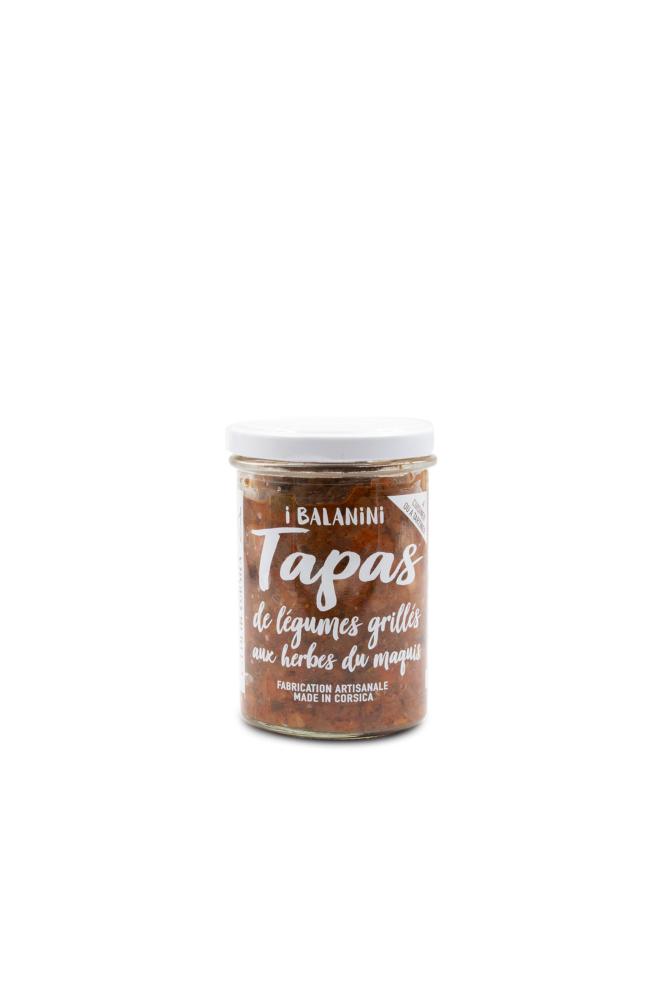 TAPAS DE LEGUMES GRILLES AUX HERBES DU MAQUIS I BALANINI - 180G