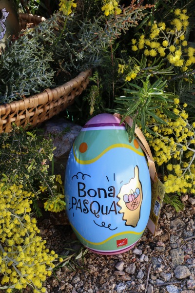 OEUF DE PÂQUES POULE BLEU - CANISTRELLI "CHOCOLAT" 100G