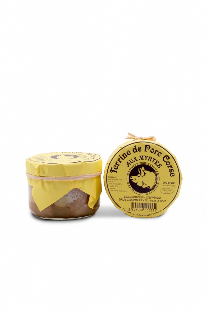 TERRINE DE PORC AUX MYRTES - J.VERSINI - 200G