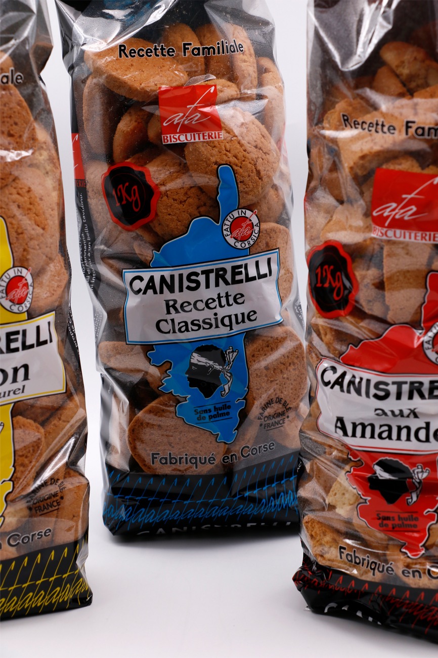 sachet de Canistrelli aux amandes - format famille - 1 kg