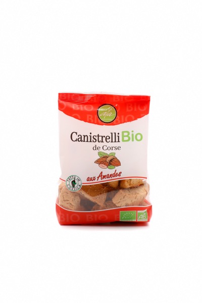 CANISTRELLI BIO AUX AMANDES - 200G  