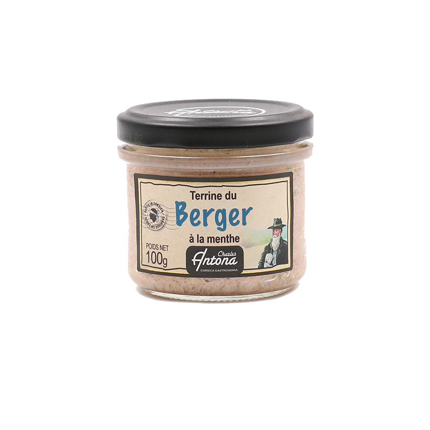 TERRINE DE BERGER A LA MENTHE CORSICA GASTRONOMIA  - 100G