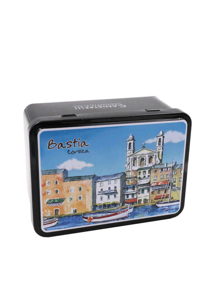 BOITE BIJOUX "BASTIA LE PORT" - CANISTRELLI AUX AMANDES 100G