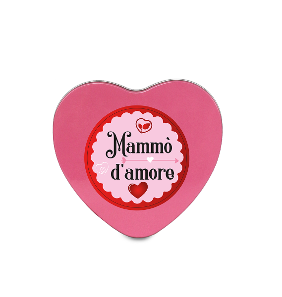 BOÎTE COEUR MAMMO D'AMORE - CANISTRELLI "NATURE" 150G