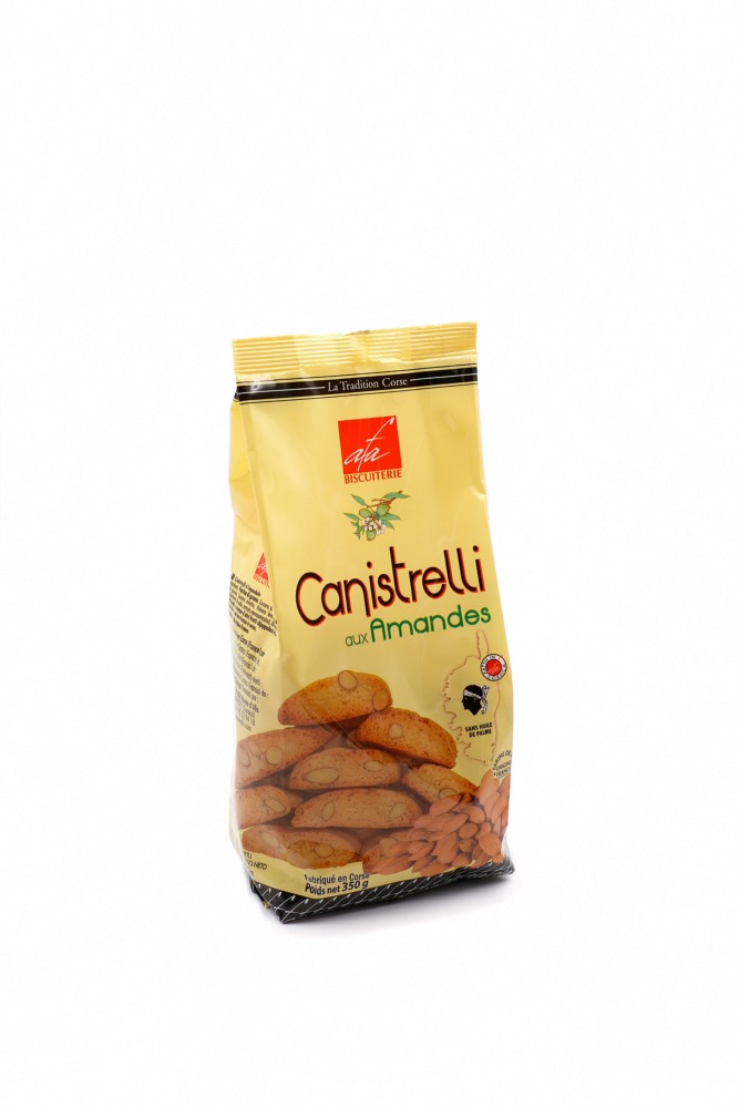 CANISTRELLI AUX AMANDES - SACHET LUXE - 350G