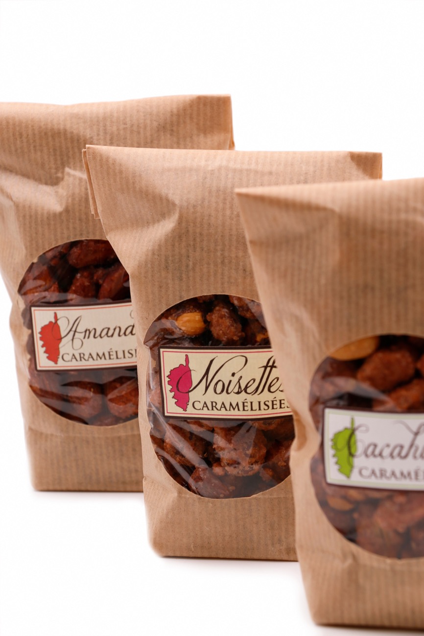 Pralines - Cacahuetes caramelisees au miel AOP corse