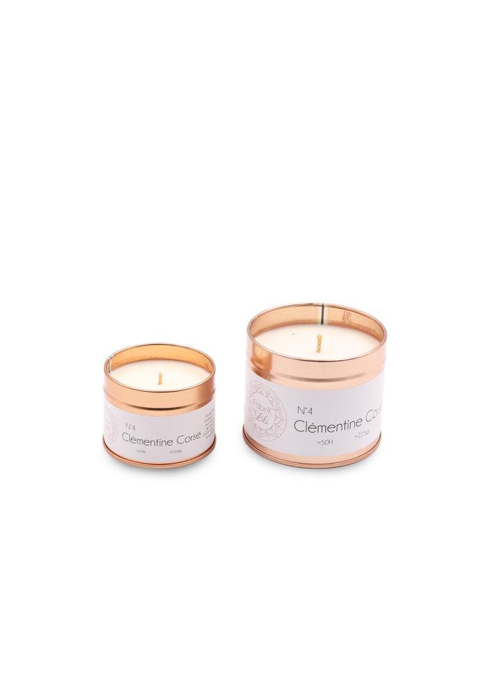 MINI BOUGIE CLEMENTNE - 110G - LA FABRIK DE LILI