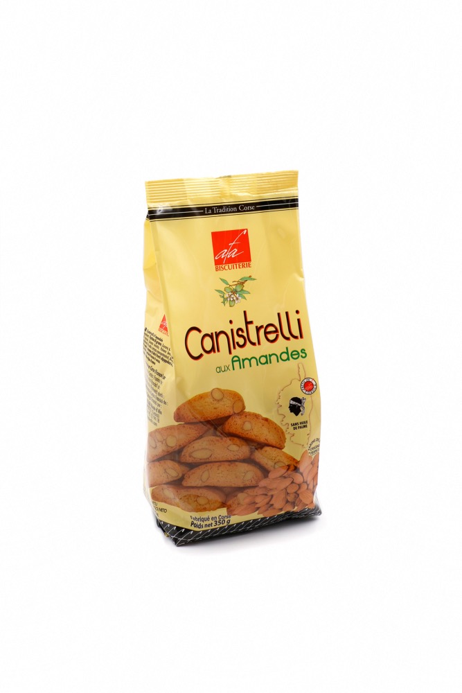 CANISTRELLI AUX AMANDES - SACHET LUXE - 350G