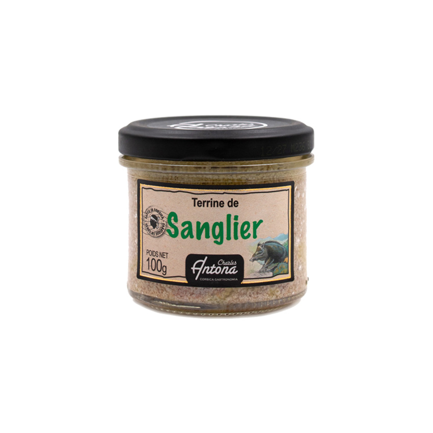 TERRINE DE SANGLIER CORSICA GASTRONOMIA  - 100G