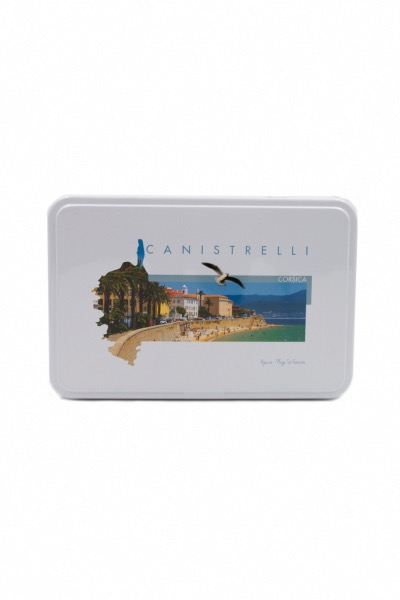 BOITE SUCRE "PROMENADE AJACCIO" - CANISTRELLI CLASSIQUES 350G