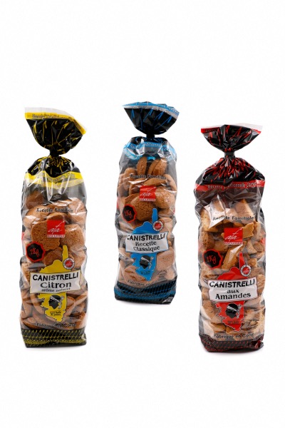 PACK 3Kg Canistrelli Amandes-Citron-Nature