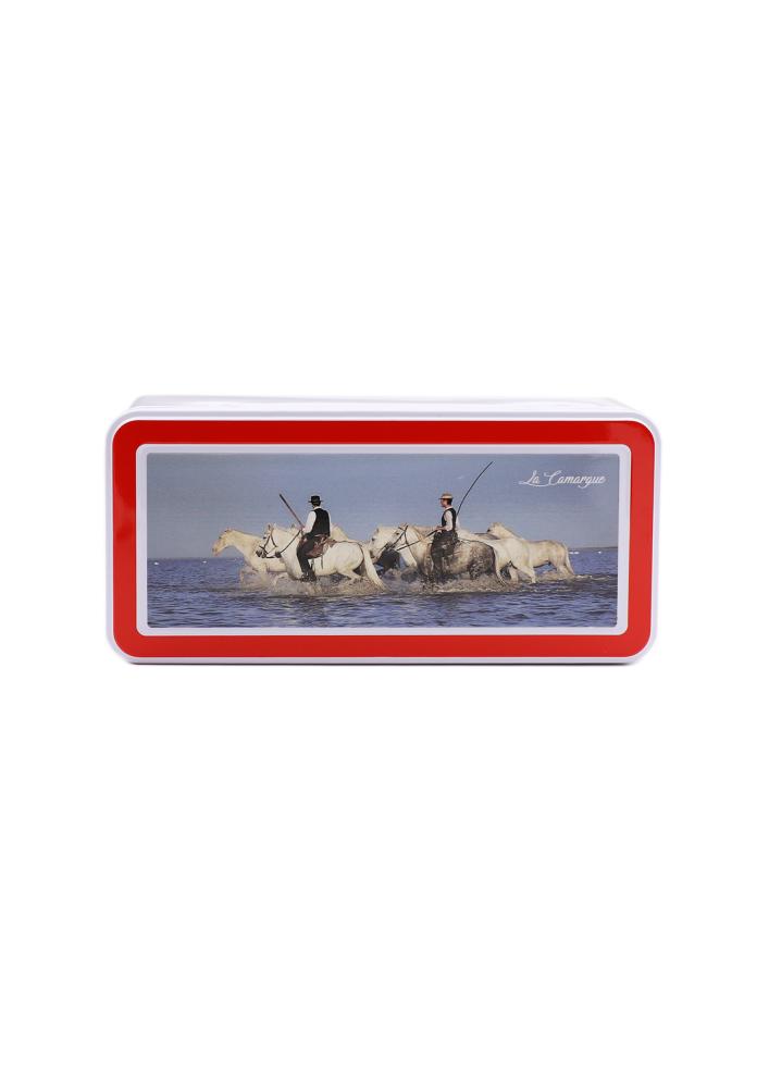 BOITE PLAQUE CAMARGUE CAVALIER CANISTRELLI CLASSIQUE