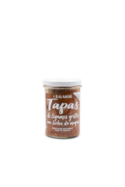 TAPAS DE LEGUMES GRILLES AUX HERBES DU MAQUIS I BALANINI - 180G