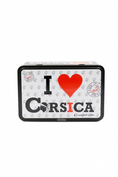 BOITE SUCRE "I LOVE CORSICA" - CANISTRELLI CLASSIQUES 350G