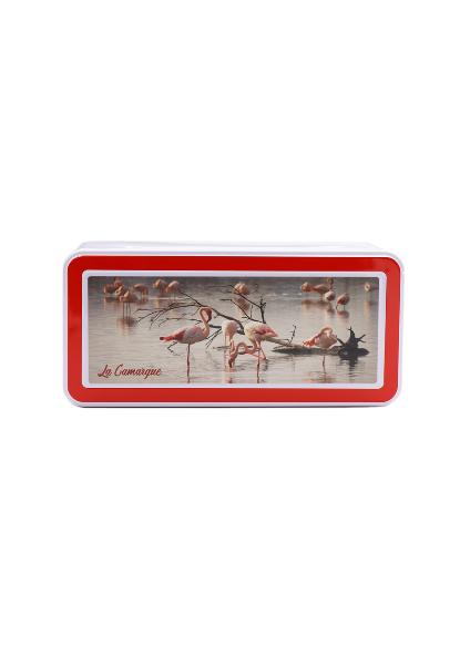 BOITE PLAQUE CAMARGUE FLAMANT ROSE CANISTRELLI CLASSIQUE
