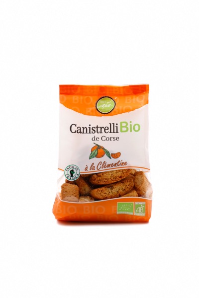 CANISTRELLI BIO À LA CLÉMENTINE - 200G  