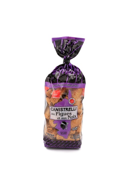 PACK 3 Canistrelli Amandes-Noisettes-Figues et noix + 1 Pâte à tartiner noisette-choco-canistrelli