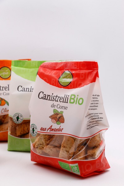 CANISTRELLI BIO AUX AMANDES - 200G  