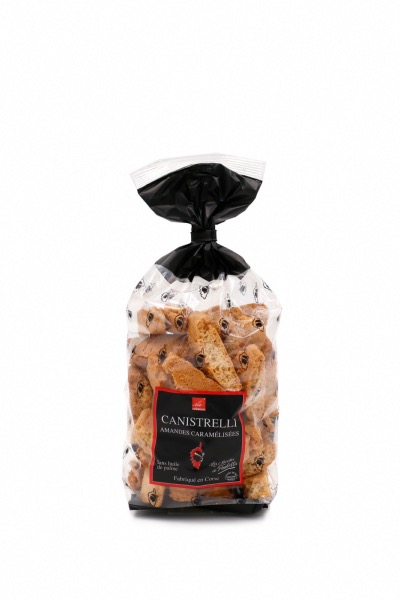 CANISTRELLI AUX CLATS D'AMANDES CARAMLISES - BISCUITS CORSES CURSIGHELLA