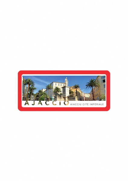 BOITE PLAQUE AJACCIO STATUE CANISTRELLI CLASSIQUES